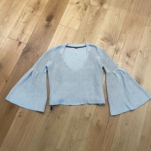 Bell sleeve sweater